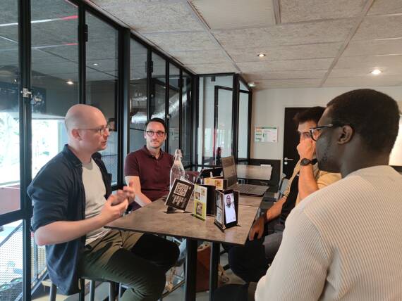 Photo coulisse 2 Podcast #3 tech Laravel