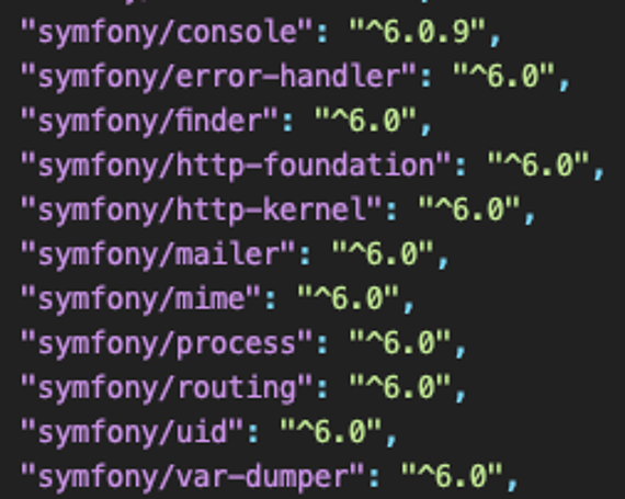 visuel composer.json Laravel